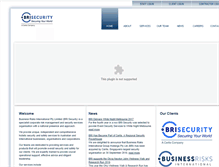 Tablet Screenshot of businessrisksinternational.com.au